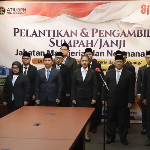 Kanwil BPN Provinsi Kaltim Ikuti Pelantikan Jabatan Manajerial&hellip;