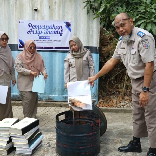 Kanwil BPN Provinsi Kaltim Hadiri Pemusnahan Arsip di&hellip;