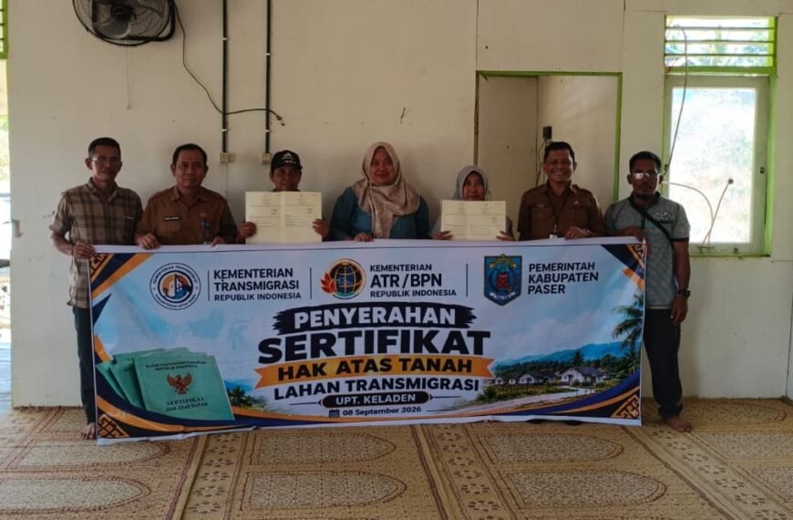 Kantor Pertanahan Kabupaten Paser Serahkan 110&hellip;