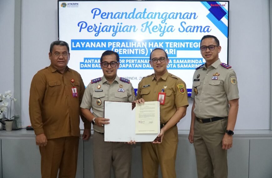 Kakanwil BPN Provinsi Kaltim Penandatanganan PKS&hellip;