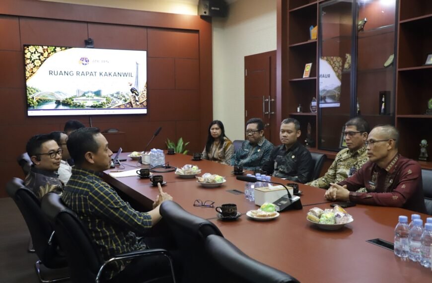Pererat Hubungan Kelembagaan, Kanwil BPN Provinsi Kaltim Terima&hellip;