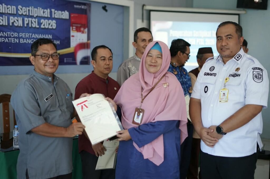 Kemudahan pengurusan sertipikat tanah dengan program Pendaftaran Tanah Sistematis Lengkap (PTSL) dirasakan langsung masyarakat