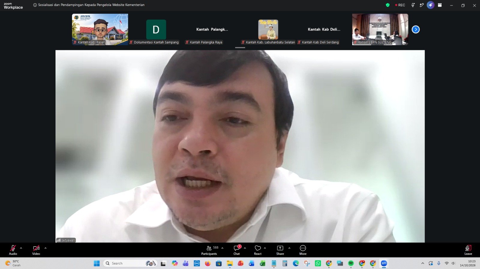Kantor Pertanahan Kabupaten Paser Ikuti Sosialisasi dan Pendampingan Pengelolaan Website ATR/BPN Tahun 2026 PROKALTIM 1 Dalam rangka meningkatkan optimalisasi pengelolaan website serta mendukung penyebaran informasi publik yang berkualitas