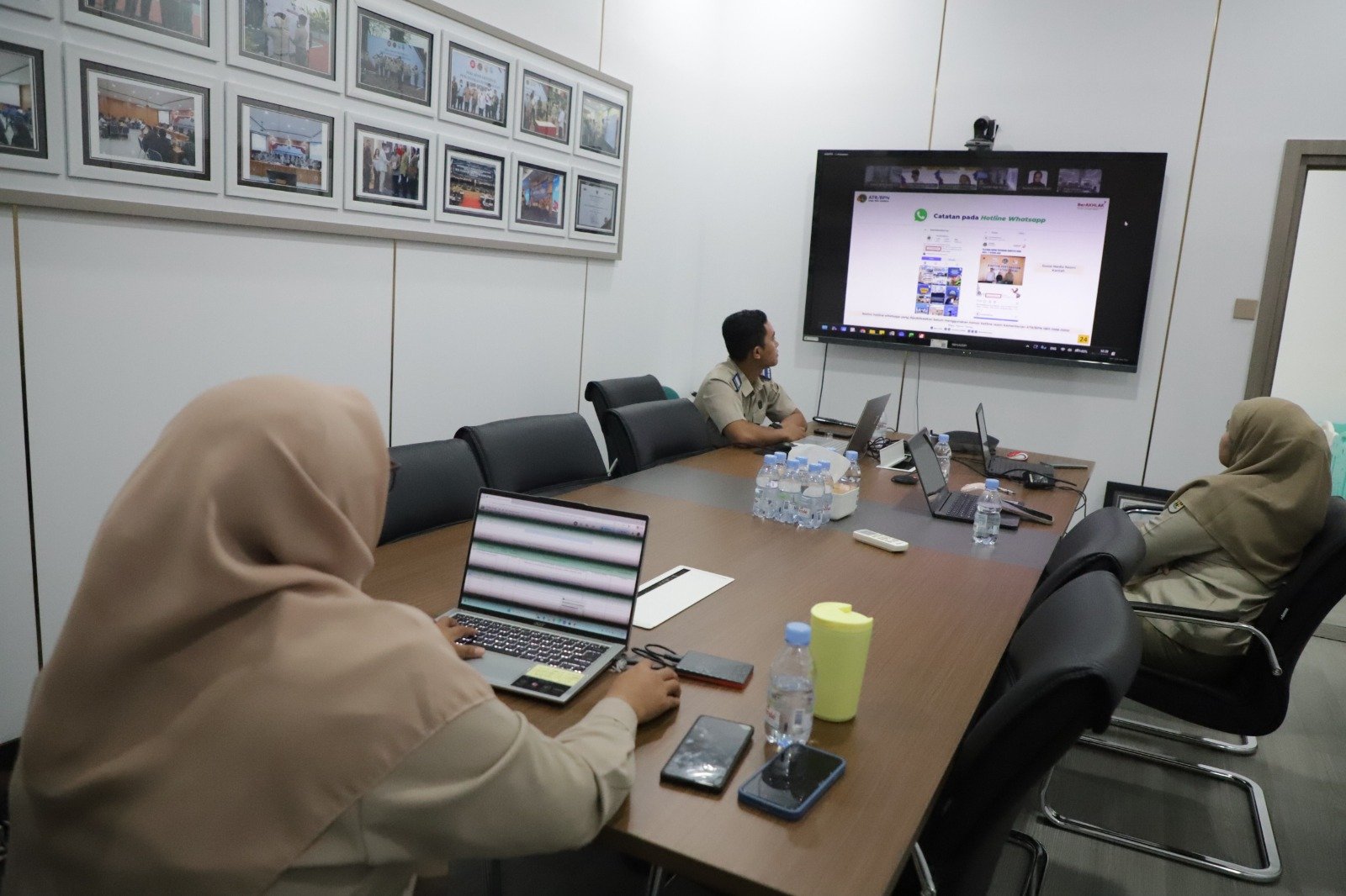 Kantor Wilayah BPN Provinsi Kalimantan Timur mengikuti kegiatan SERASI-PADU (Sosialisasi Seputar Layanan Informasi dan Pengaduan Masyarakat) secara daring