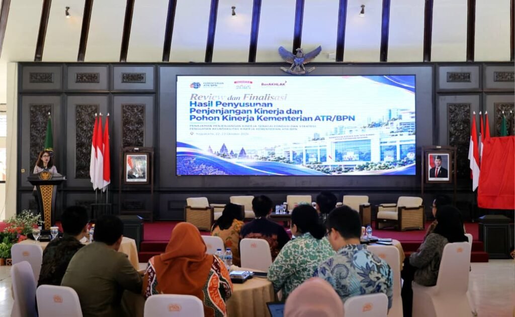 Kementerian Agraria dan Tata Ruang/Badan Pertanahan Nasional (ATR/BPN) memfinalisasi penjenjangan kinerja organisasi
