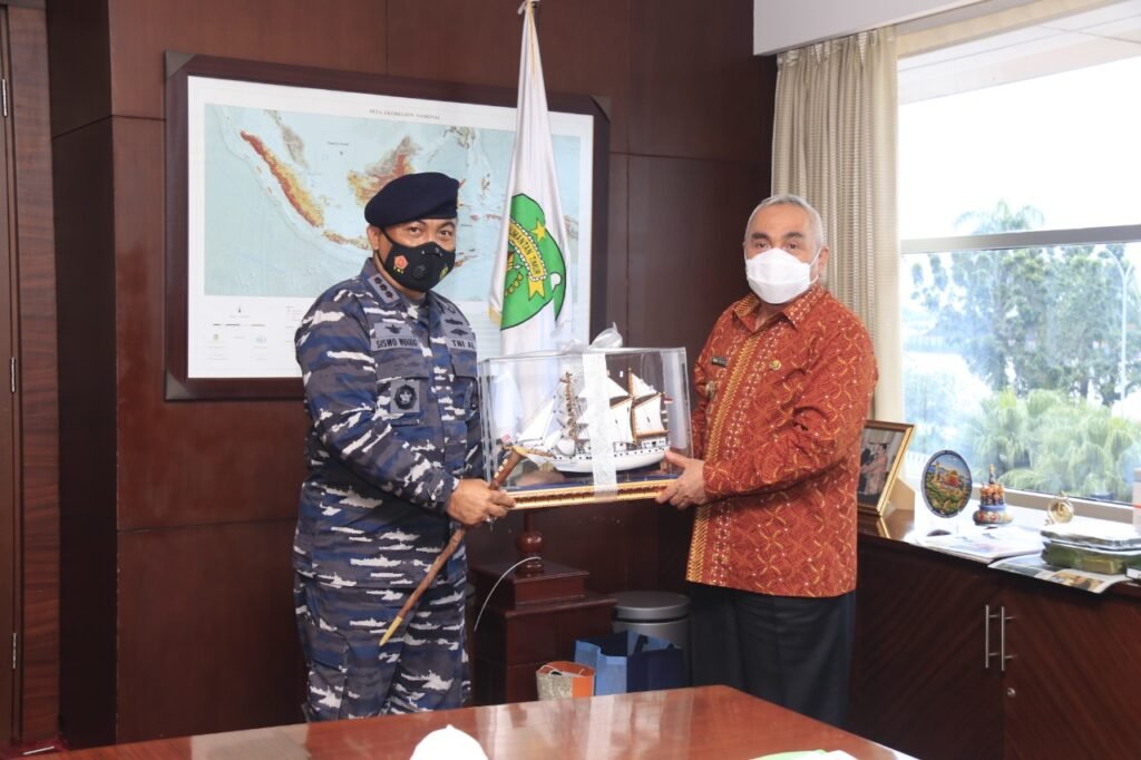 IMG 20210327 WA0041 Kunjungan Danlanal Balikpapan di Kantor Gubernur Kaltim PROKALTIM