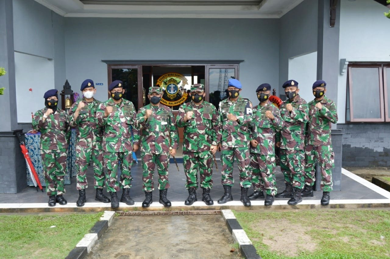 IMG 20210525 WA0014 Komandan Pangkalan TNI AL Balikpapan Terima Kunjungan Kerja Pangdam VI Mulawarman di Mako Pangkalan TNI AL Balikpapan PROKALTIM