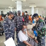 Serbuan Vaksinasi oleh Pangkalan TNI AL Balikpapan, Pelindo IV, KSOP Kelas 1 Balikpapan dan KKP