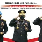 Refleksi Hari Lahir Pancasila, Kapolri: Bersatu dan Gotong Royong Melawan Covid-19