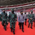 Panglima TNI dan Kapolri Tinjau Vaksinasi Massal di SUGBK