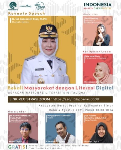 4 agus berau Bekali Masyarakat Dengan Literasi Digital PROKALTIM