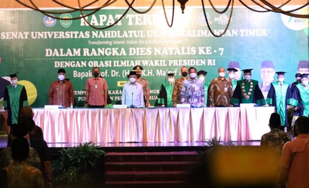 20211102 163004 Wapres Membuka Rapat Terbuka Senat UNU Samarinda PROKALTIM