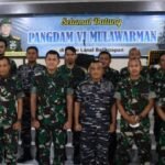 Pangdam VI/Mulawarman Kunjungan Kehormatan ke Lanal Balikpapan