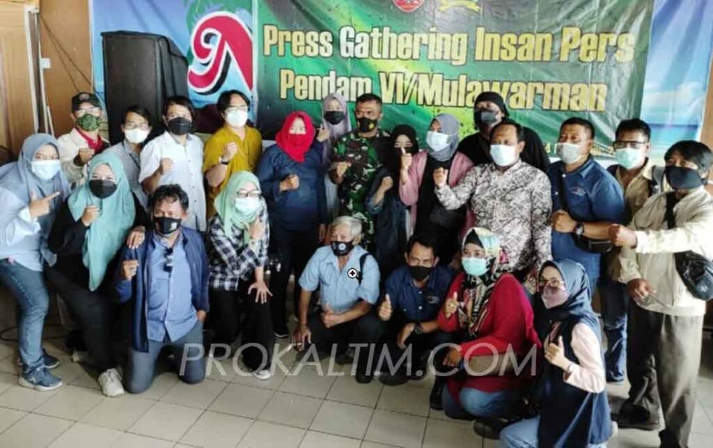 kkodam Pendam VI/Mulawarman Pererat Silaturahmi Bersama Insan Media PROKALTIM