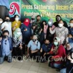 Pendam VI/Mulawarman Pererat Silaturahmi Bersama Insan Media