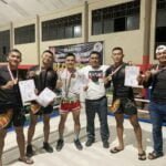 5 Anggota Brimob Kaltim Sapu Bersih Medali Emas Kejurprov MMA Kaltim