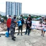 Prajurit Lanal Balikpapan Gelar Bhaksos Bagi Masyarakat Terdampak Bencana Kebakaran