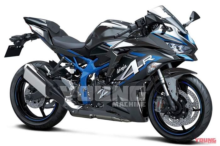 desain photoshop kawasaki ninja 20210522044847 Kawasaki Ninja ZX-4R Meluncur 2022, Siap Goda Kaum Tajir PROKALTIM