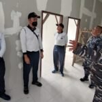 Danlanal Balikpapan Tinjau Pembangunan Gedung Posmat PPU Hibah dari Pemkab PPU