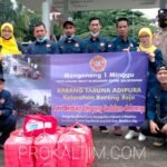 Bagikan 125 Nasi Kotak dan Ratusan Masker, Karang Taruna Kr.Rejo Kenang Kecelakaan Maut Muara Rapak