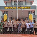 Danlanal Balikpapan Menerima Kunjungan Kapolda Kaltim di Mako Lanal Balikpapan