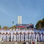 Peringati Hari Dharma Samudra, Lanal Balikpapan Ziarah dan Tabur Bunga