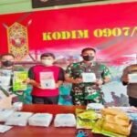Prajurit Kodam VI/Mlw Berhasil Gagalkan Penyelundupan 8 Kg Sabu