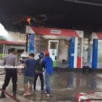 SPBU Bukuan Membara, Sopir Mengalami Luka Bakar