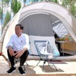 Dari Titik Nol Kilometer, Presiden Menuju Tempat Bermalam di IKN