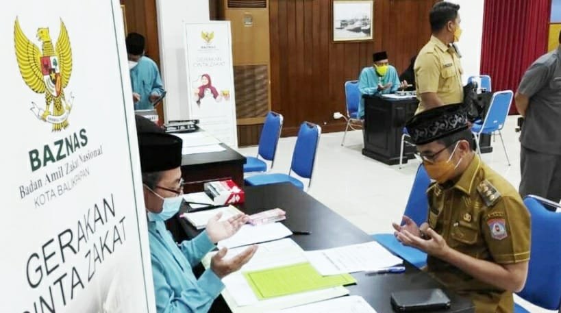 IMG 20220426 WA0001 Rp300 Jutaan Per Bulan Setoran Zakat ASN Pemkot ke BAZNAS PROKALTIM