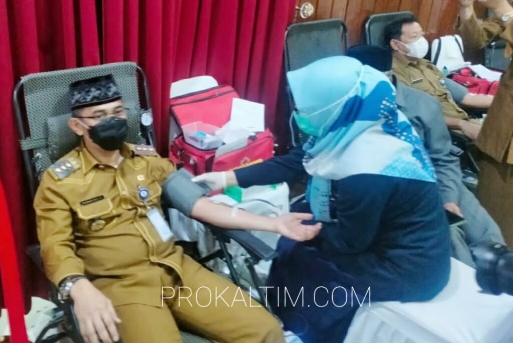20220510 082840 Hari Pertama Masuk, Pemkot Gelar Donor Darah dan Pemeriksaan Kesehatan PROKALTIM
