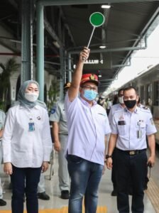 IMG 20220501 WA0004 Kementrian BUMN Lepas Mudik Aman Mudik Sehat Bersama BUMN 2022 dengan Moda Kereta Api PROKALTIM
