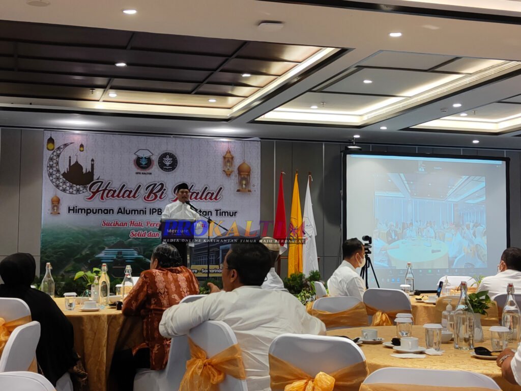 InShot 20220528 142613804 Event Perdana Tatap Muka Setelah 2 Tahun Pandemi, IPB Gelar Halal Bi Halal PROKALTIM