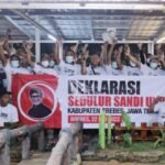 Ratusan Petani Bawang Brebes Dukung Sandi Presiden 2024