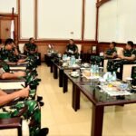 Irdam VI/Mlw Sambut Kunjungan Kerja Irjen TNI