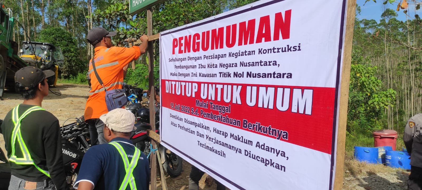 IMG 20220717 WA0004 Catat, Titik Nol IKN Ditutup untuk Umum karena Mulai Persiapan Pembangunan Kontruksi IKN PROKALTIM