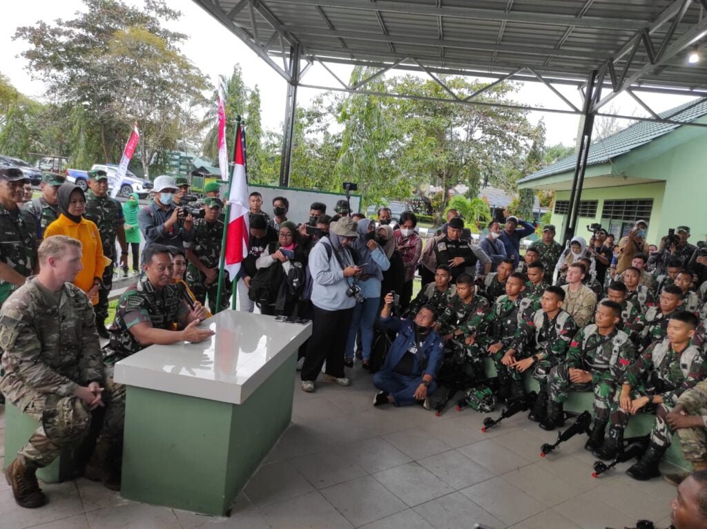 IMG 20220805 WA0024 Jenderal Andika Pantau Latgabma Super Garuda Shield 2022 di Batalyon Infanteri Raider 600/Modang Kodam VI/Mlw PROKALTIM