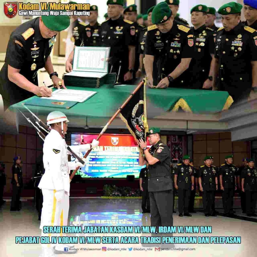Pangdam VI/Mlw Lepas dan Sambut Pejabat Baru Kodam VI/Mlw