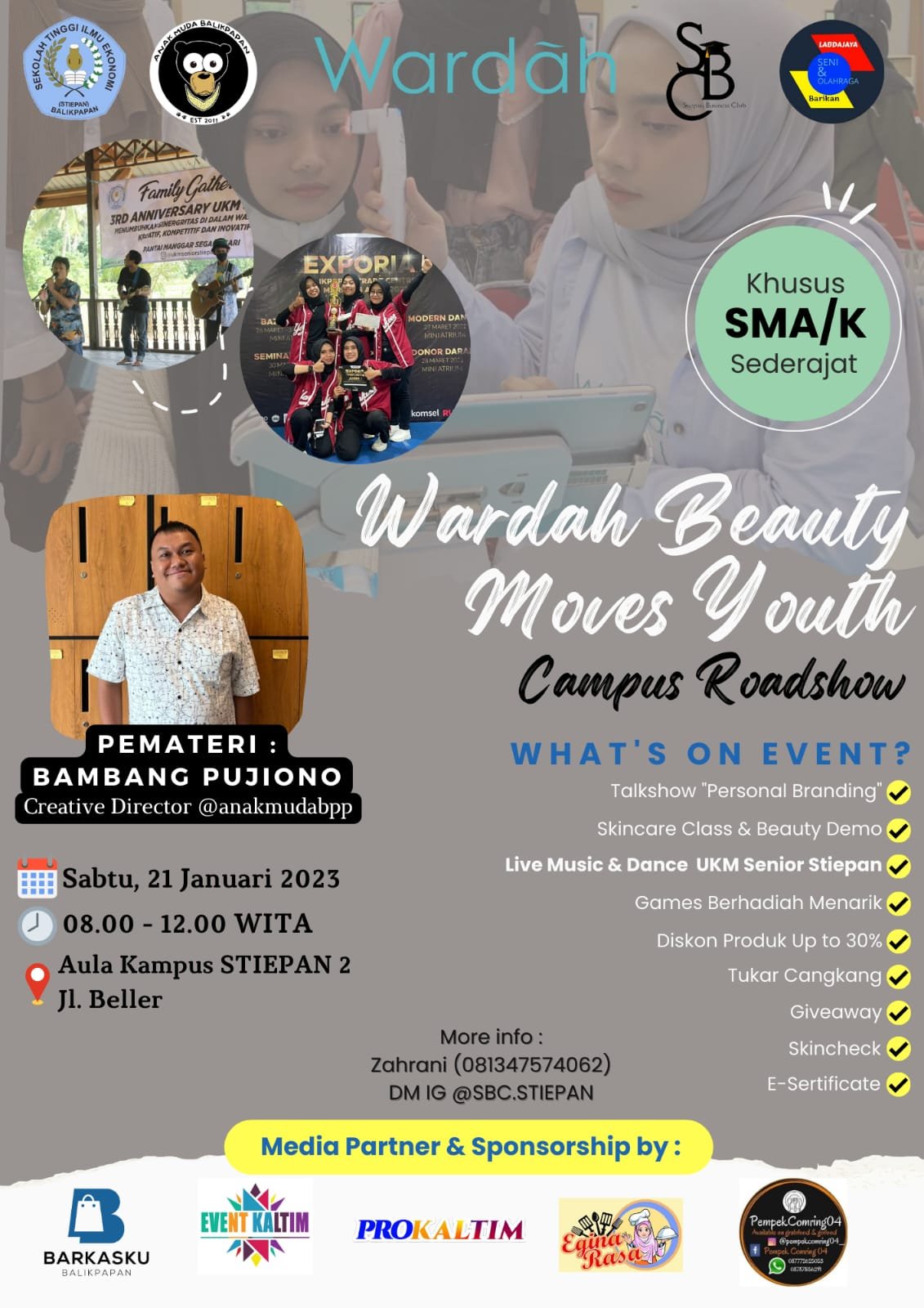 Wardah Beauty Moves Youth Campus Roadshow PROKALTIM 1 WhatsApp Image 2023 01 17 at 11.03.12 Wardah Beauty Moves Youth Campus Roadshow PROKALTIM