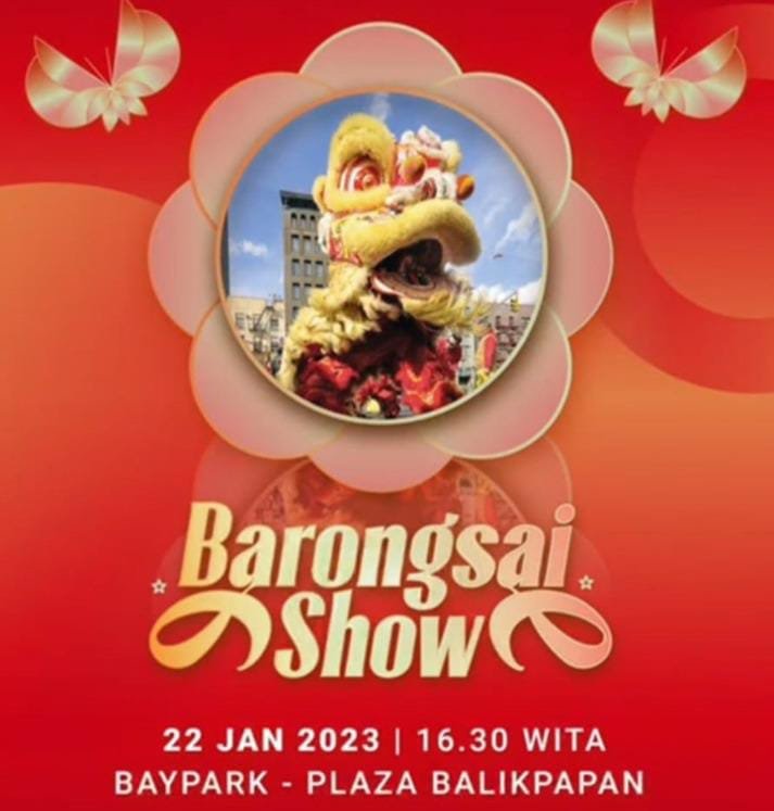Sambut Tahun Baru Imlek, Mall Living Plaza Balikpapan Gelar Barongsai Show