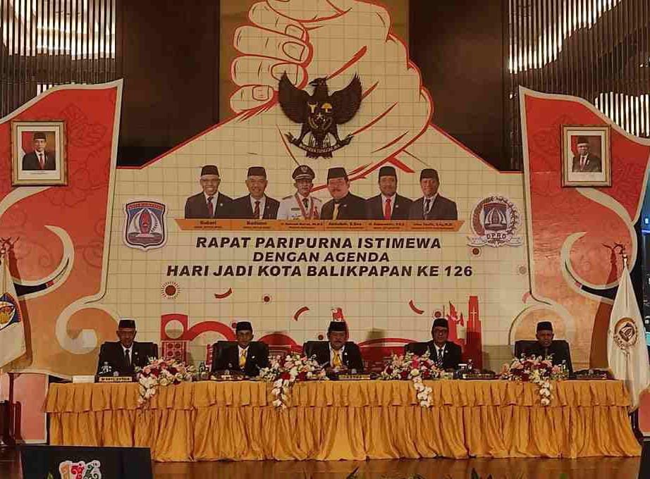 Paripurna Istimewa DPRD Balikpapan, Menyambut HUT ke-126 Kota Balikpapan PROKALTIM 1 Paripurna Istimewa DPRD Balikpapan, Menyambut HUT ke-126 Kota Balikpapan