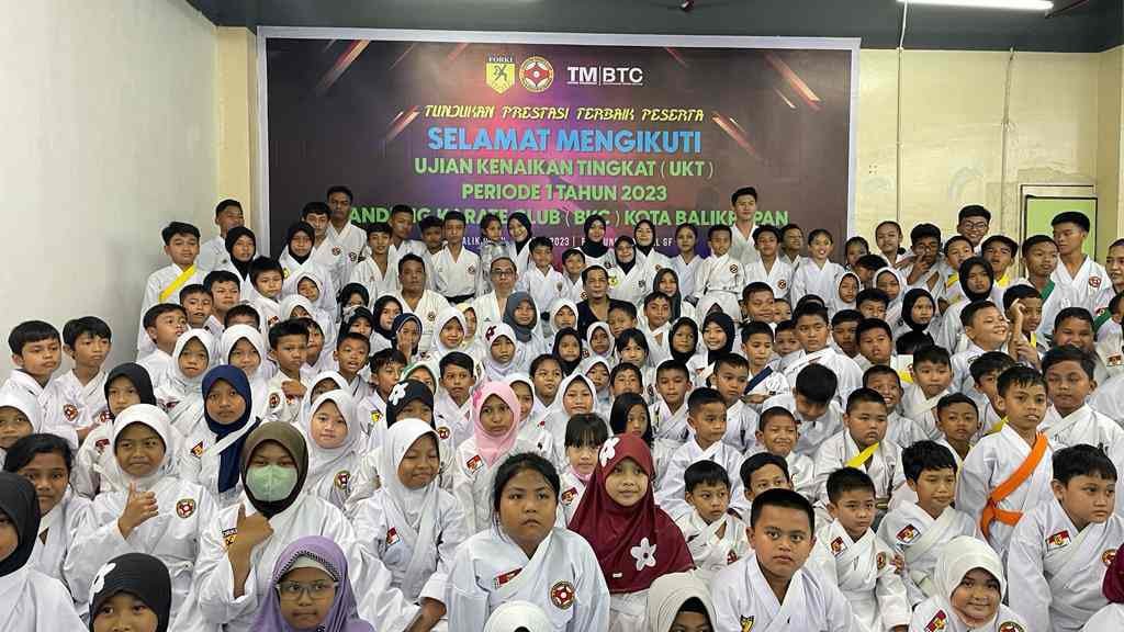 Bandung Karate Club Cabang Balikpapan Ujian Kenaikan Tingkat Periode I Tahun 2023