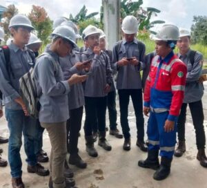Mahasiswa STT Migas Kunjungi PTMB ke Waduk Manggar Km 12, Belajar Proses Pembuatan Air Bersih