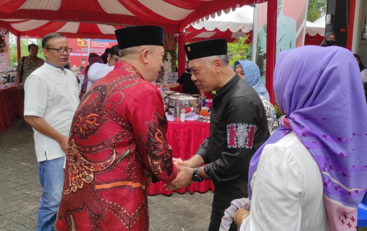 Habis Mudik, Wakil Ketua DPRD Budiono Gelar Halal Bihalal di DPC PDI Perjuangan Balikpapan