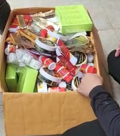 Dit Polairud Polda Kaltim Sita Ribuan Kosmetik Tanpa Izin Edar