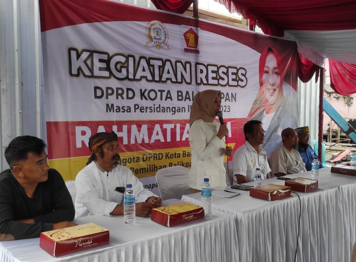 Rahmatia Reses di Sepakat 3, Serap Aspirasi Warga, Susahnya Pemasangan PDAM
