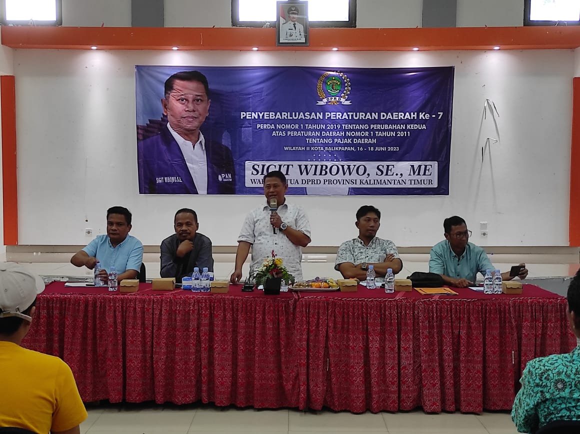 Sigit Wibowo Sosialisasikan Perda Pajak di Balikpapan Selatan, Ajak Masyarakat Taat Bayar Pajak