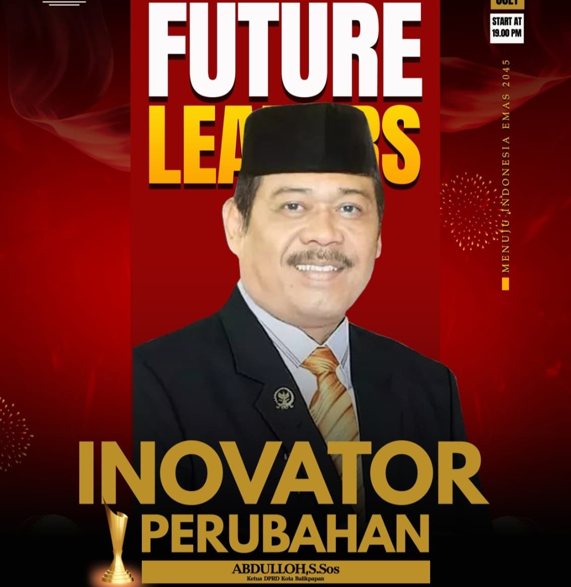 Ketua DPRD Balikpapan Dinobatkan Sebagai Inovator Perubahan di Ajang Indonesia Future Leaders Awards 2023 PROKALTIM 1 Ketua DPRD Balikpapan Dinobatkan Sebagai Inovator Perubahan di Ajang Indonesia Future Leaders Awards 2023