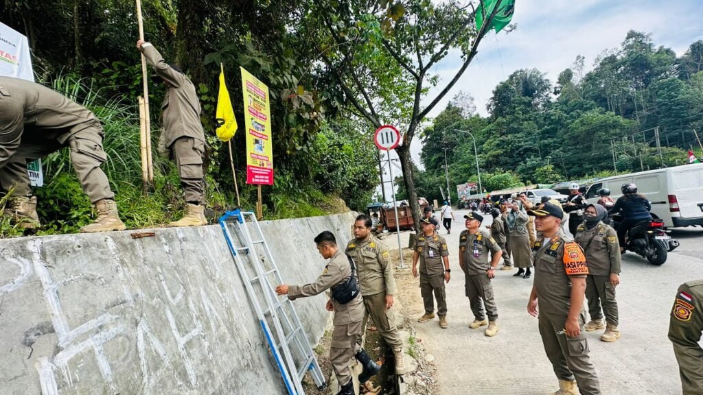 Algaka Tidak Memiliki Izin Ditertibkan Satpol PP Samarinda