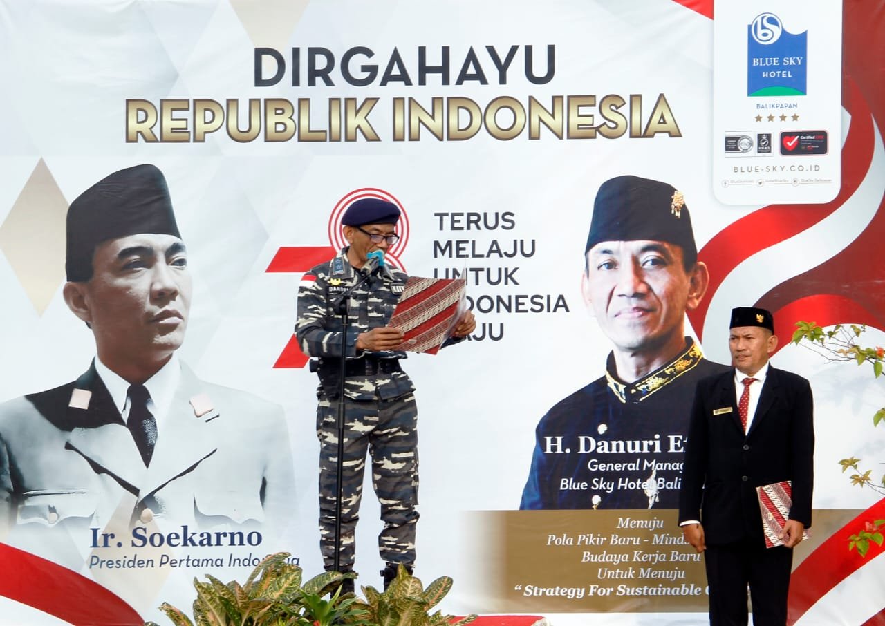 Upacara Bendera di Hotel Blue Sky Balikpapan untuk Merayakan Hari Kemerdekaan ke-78 RI PROKALTIM 2 Upacara Bendera di Hotel Blue Sky Balikpapan untuk Merayakan Hari Kemerdekaan ke-78 RI